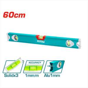 TOTAL TOOLS NIVEL ALUMINIO (VERDE) 60 CM