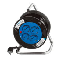 Alargue Enrollador Vivion 20mt C/ 4 Tomas Schuko