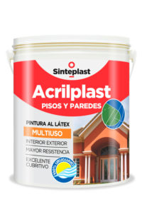 Acrilplast GRIS CLARO Pisos y Paredes 1/4 Lts Sinteplast
