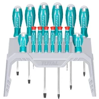 TOTAL TOOLS JUEGO 14 DESTORNILLADORES