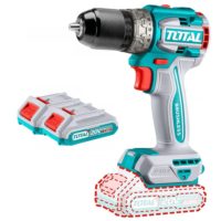 TOTAL TALADRO C/PERCUTOR 20V___C/ 2 BATERIA___ TIDLI20602