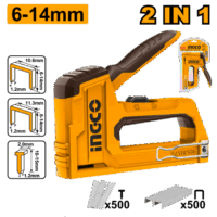 INGCO ENGRAMPADORA CLAVADORA MANUAL 2 EN 1 _HSG1406