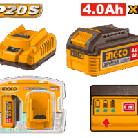 INGCO SET X1 BATERIA 20V 4.0AH + 1 CARGADOR _FBCPK1012