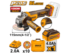 INGCO AMOLADORA 20V 1 BAT/CARGADOR CAGLI2111561