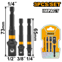 INGCO ADAPTADOR DADOS ENCASTRE 1/4 MAGNETICO 1/4", 3/8", 1/2"_AMN365A01