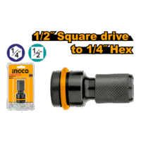 INGCO ADAPTADOR DE "1/2 " A "1/4" HEXAGONAL_ABH60501