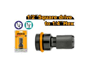INGCO ADAPTADOR DE «1/2 » A «1/4» HEXAGONAL_ABH60501