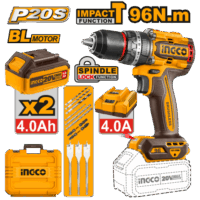 INGCO TALADRO ATORNILLADOR PERCUTOR/BATERIA _CIDLI20968