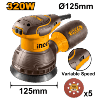 INGCO BASE P/LIJADORA ROTO ORBITAL 125MM_URS3216