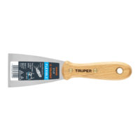TRUPER ESPATULA FLEXIBLE 2'' MANGO MADERA ET-2F