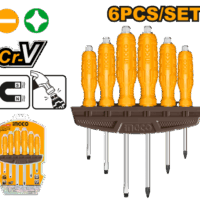 INGCO SET X 6 DESTORNILLADORES CRV IMANTADO PALETA/PHILLIPS_HSGTDC180601