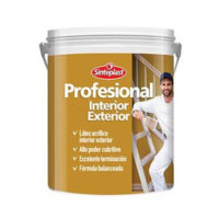 Latex 3.6LT AZUL Profesional  Interior/Exterior 3.6 Lts Sinteplast