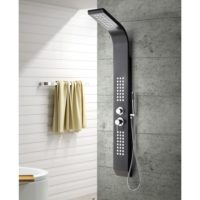 PANEL DE DUCHA (1.50X15) ALUMINIO NEGRO