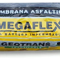 MEMBRANA MEGAFLEX C/GEOTEXTIL 4 mm