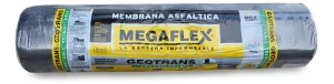 MEMBRANA MEGAFLEX C/GEOTEXTIL 4 mm