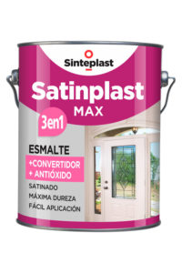 SATINPLAST MAX 4LT MATE,  SEMIMATE Y SAT. BLANCO / NEGRO
