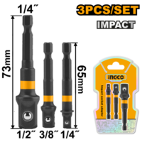 INGCO ADAPTADOR DADOS ENCASTRE 1/4 MAGNETICO 1/4", 3/8", 1/2"_AMN365A01