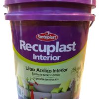 Latex Interior Premium Recuplast Mate 4 Lts Bco. Sinteplast