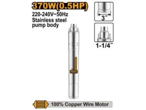 INGCO BOMBA SUMERGIBLE 370W 0.5 HP TIPO GUSANO_SWP3701