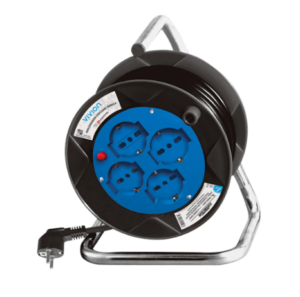Alargue Enrollador Vivion 20mt C/ 4 Tomas Schuko