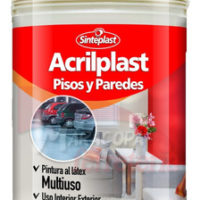Acrilplast 4 Lts BLANCO Pisos y Paredes 4 Lts Sinteplast